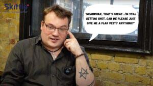 Jimmy Hartill wonders where his SEO Flak Jacket has gone
